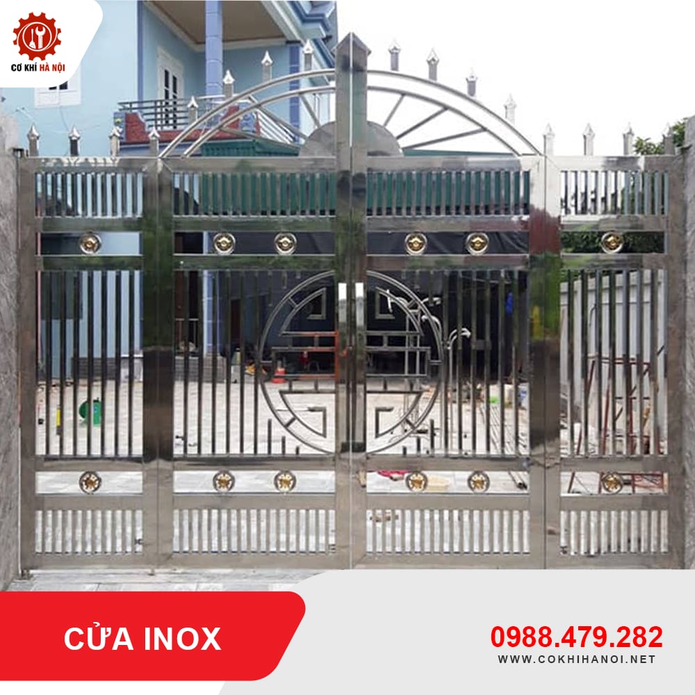Báo giá thi công, làm cửa inox cao cấp, bền đẹp, chất lượng tốt