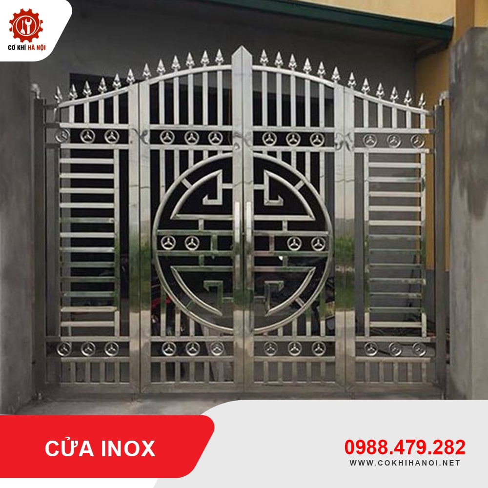 Báo giá thi công, làm cửa inox cao cấp, bền đẹp, chất lượng tốt