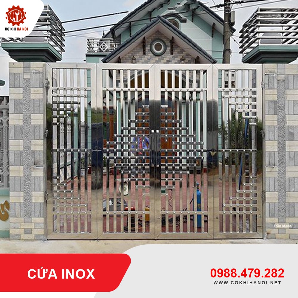 Báo giá thi công, làm cửa inox cao cấp, bền đẹp, chất lượng tốt
