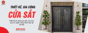 Thiết kế gia công cửa sắt, cửa inox tại Hà Nội