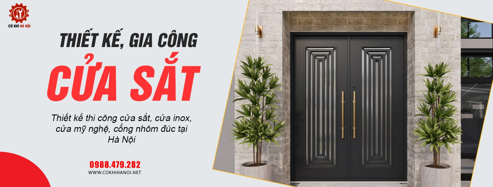 Thiết kế gia công cửa sắt, cửa inox tại Hà Nội