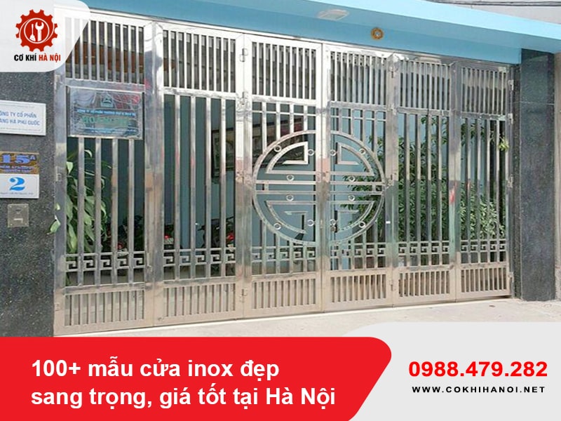 100+ mẫu cửa inox đẹp, sang trọng, giá tốt tại Hà Nội