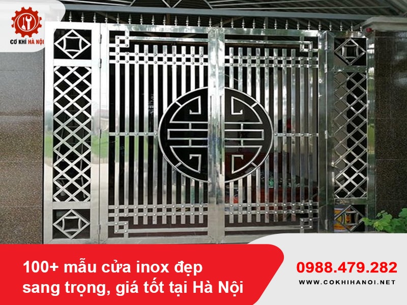 100+ mẫu cửa inox đẹp, sang trọng, giá tốt tại Hà Nội