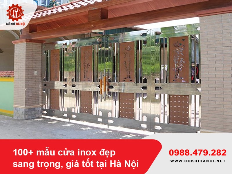 100+ mẫu cửa inox đẹp, sang trọng, giá tốt tại Hà Nội