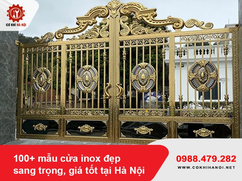 100+ mẫu cửa inox đẹp, sang trọng, giá tốt tại Hà Nội