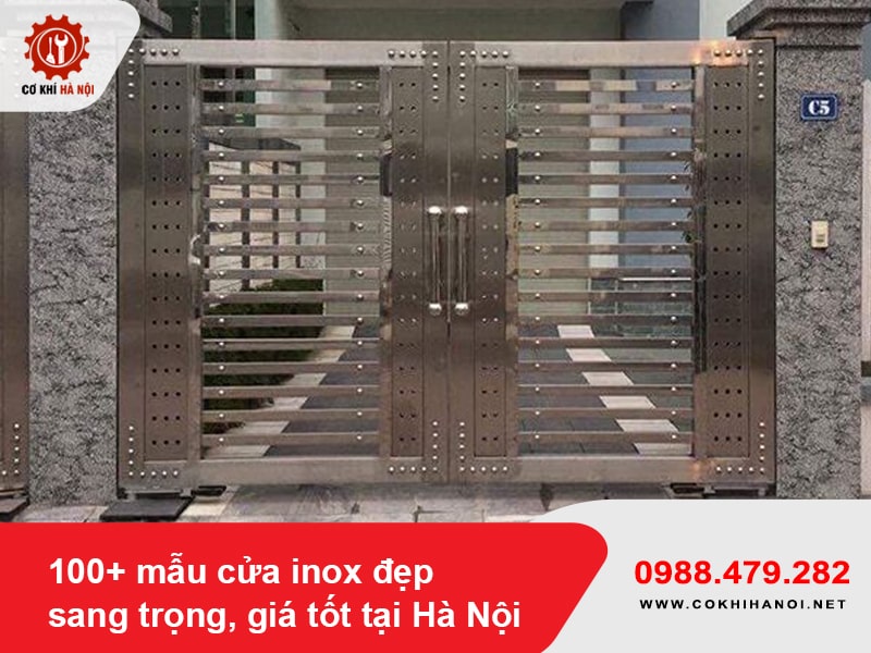 100+ mẫu cửa inox đẹp, sang trọng, giá tốt tại Hà Nội