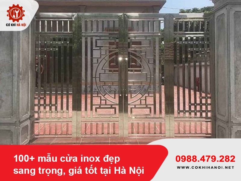 100+ mẫu cửa inox đẹp, sang trọng, giá tốt tại Hà Nội