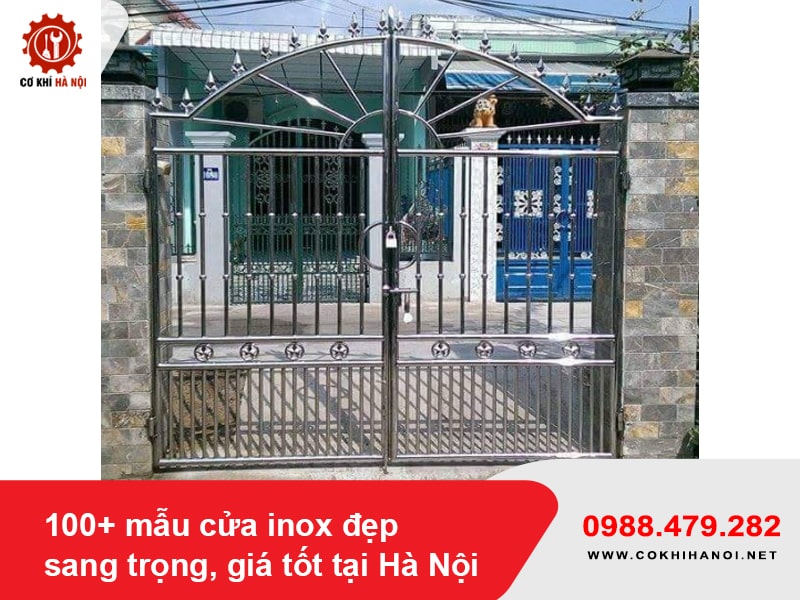 100+ mẫu cửa inox đẹp, sang trọng, giá tốt tại Hà Nội