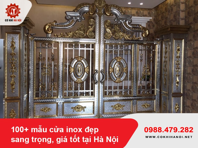 100+ mẫu cửa inox đẹp, sang trọng, giá tốt tại Hà Nội