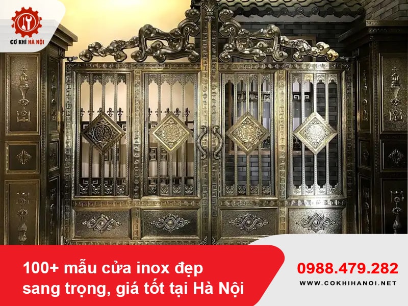 100+ mẫu cửa inox đẹp, sang trọng, giá tốt tại Hà Nội