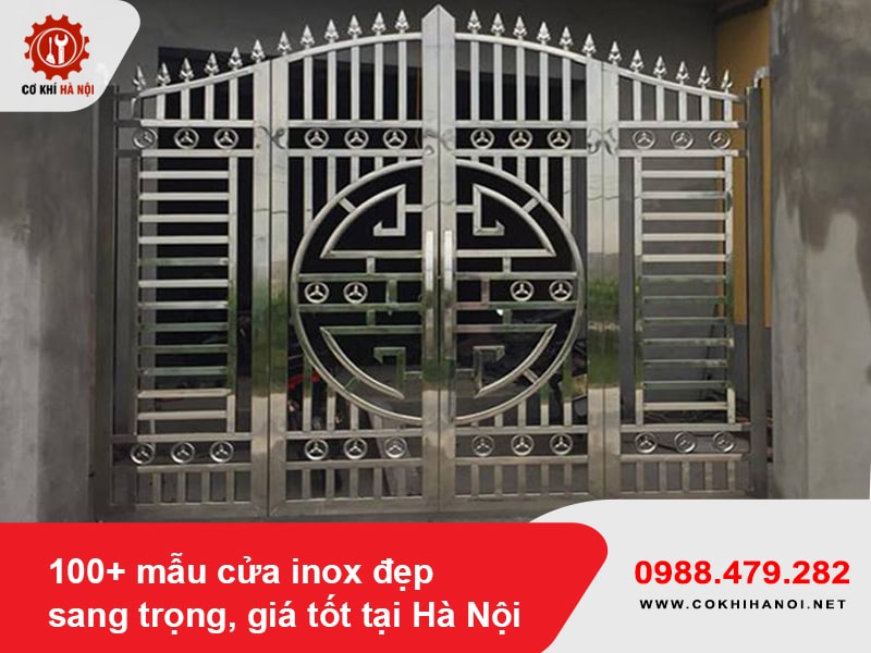100+ mẫu cửa inox đẹp, sang trọng, giá tốt tại Hà Nội