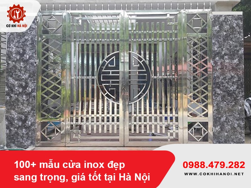 100+ mẫu cửa inox đẹp, sang trọng, giá tốt tại Hà Nội