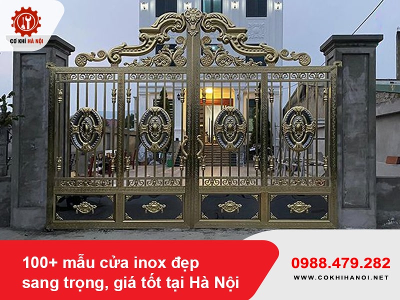 100+ mẫu cửa inox đẹp, sang trọng, giá tốt tại Hà Nội