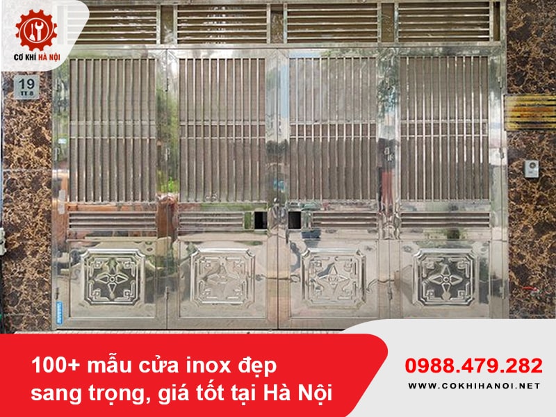 100+ mẫu cửa inox đẹp, sang trọng, giá tốt tại Hà Nội
