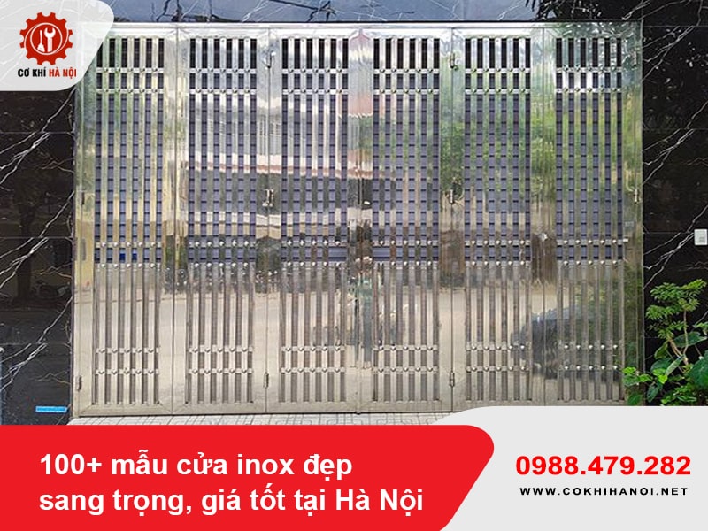 100+ mẫu cửa inox đẹp, sang trọng, giá tốt tại Hà Nội
