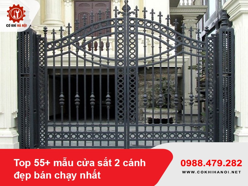 Top 55+ mẫu cửa sắt 2 cánh đẹp bán chạy nhất 2025