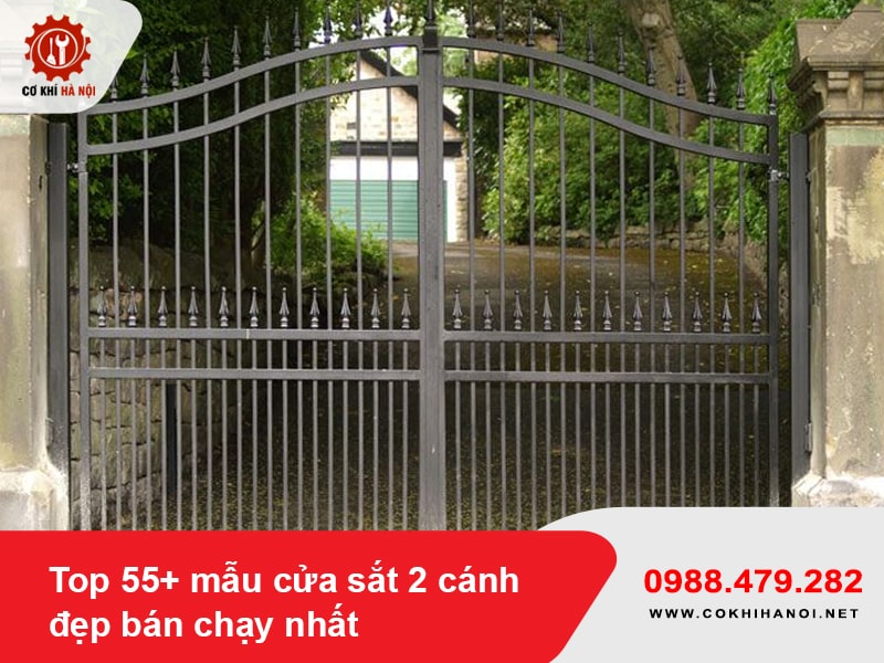 Top 55+ mẫu cửa sắt 2 cánh đẹp bán chạy nhất 2025