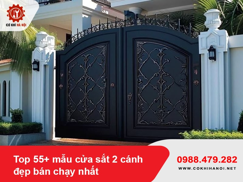 Top 55+ mẫu cửa sắt 2 cánh đẹp bán chạy nhất 2025