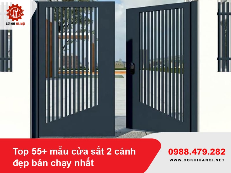 Top 55+ mẫu cửa sắt 2 cánh đẹp bán chạy nhất 2025