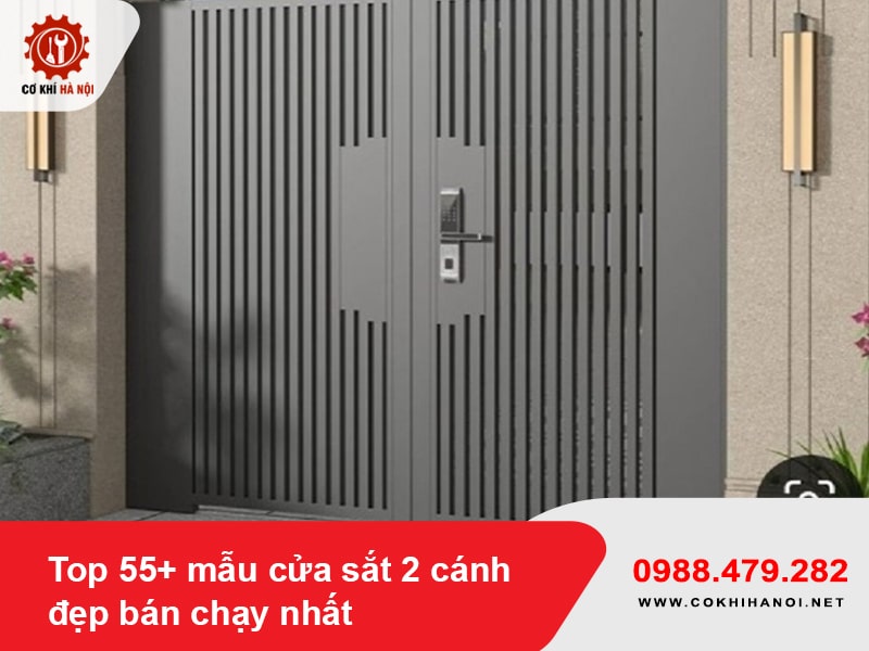 Top 55+ mẫu cửa sắt 2 cánh đẹp bán chạy nhất 2025
