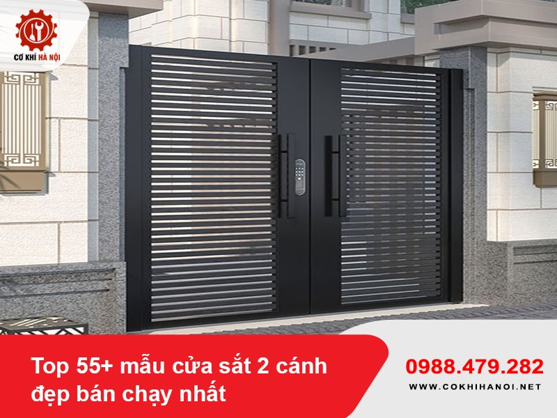 Top 55+ mẫu cửa sắt 2 cánh đẹp bán chạy nhất 2025