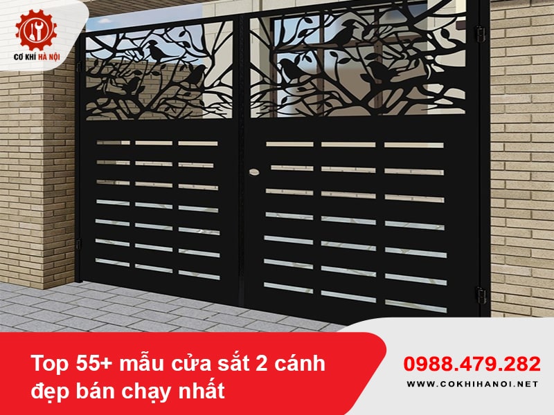 Top 55+ mẫu cửa sắt 2 cánh đẹp bán chạy nhất 2025