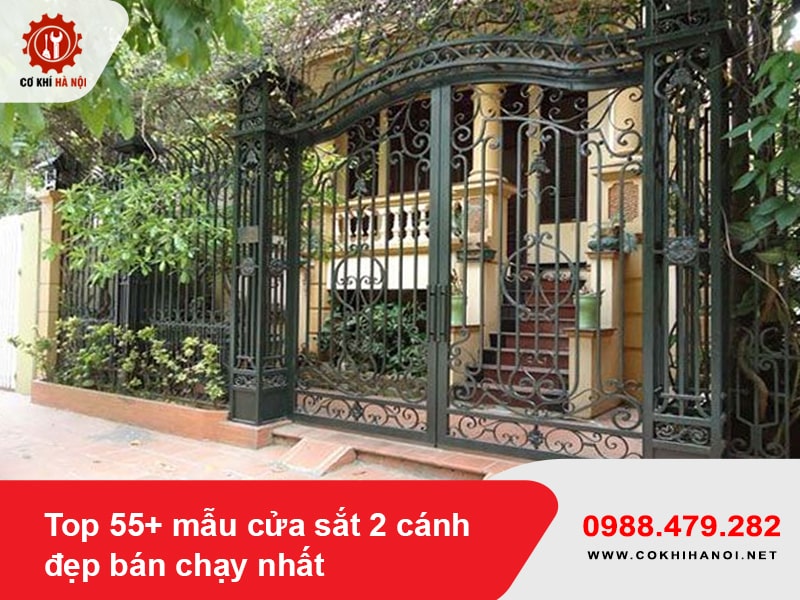Top 55+ mẫu cửa sắt 2 cánh đẹp bán chạy nhất 2025
