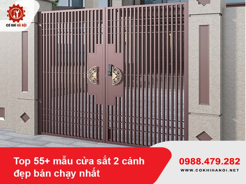 Top 55+ mẫu cửa sắt 2 cánh đẹp bán chạy nhất 2025
