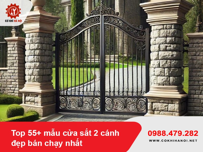 Top 55+ mẫu cửa sắt 2 cánh đẹp bán chạy nhất 2025