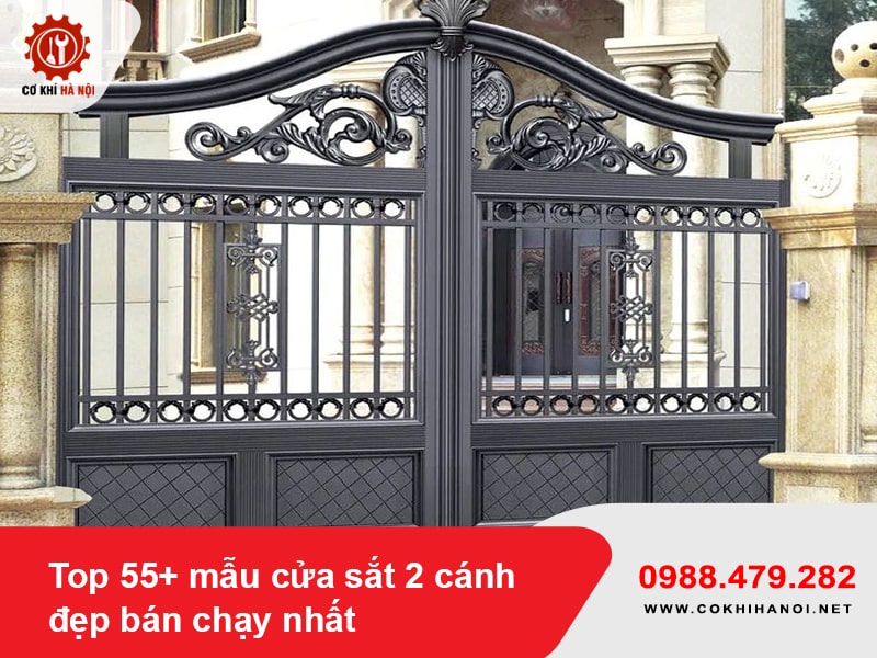 Top 55+ mẫu cửa sắt 2 cánh đẹp bán chạy nhất 2025