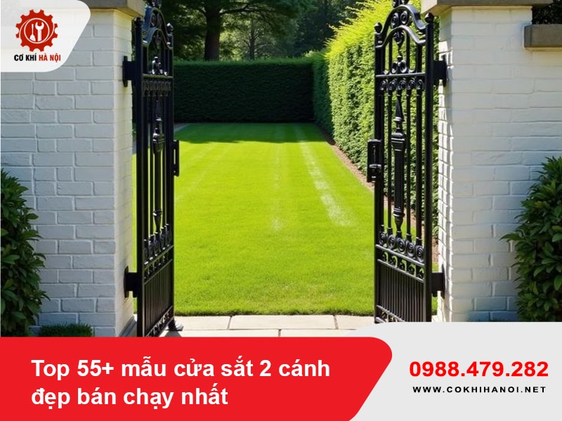 Top 55+ mẫu cửa sắt 2 cánh đẹp bán chạy nhất 2025