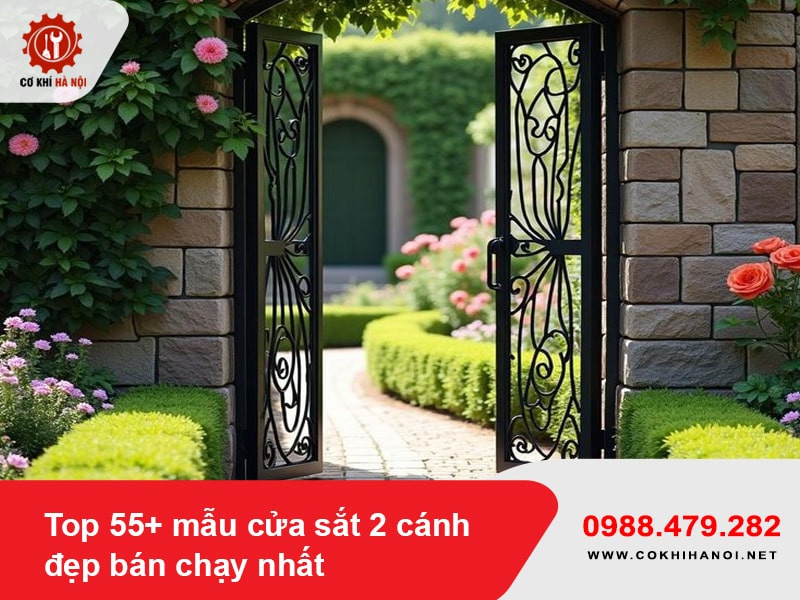 Top 55+ mẫu cửa sắt 2 cánh đẹp bán chạy nhất 2025