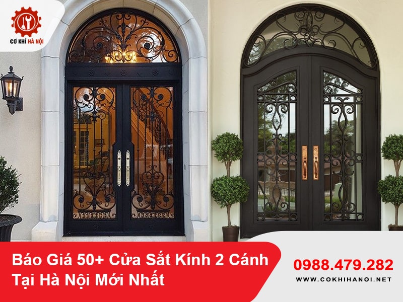 Báo Giá 50+ Cửa Sắt Kính 2 Cánh Tại Hà Nội Mới Nhất