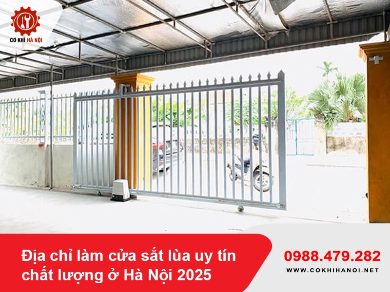 Địa chỉ làm cửa sắt lùa uy tín chất lượng ở Hà Nội 2025