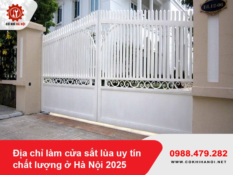 Địa chỉ làm cửa sắt lùa uy tín chất lượng ở Hà Nội 2025