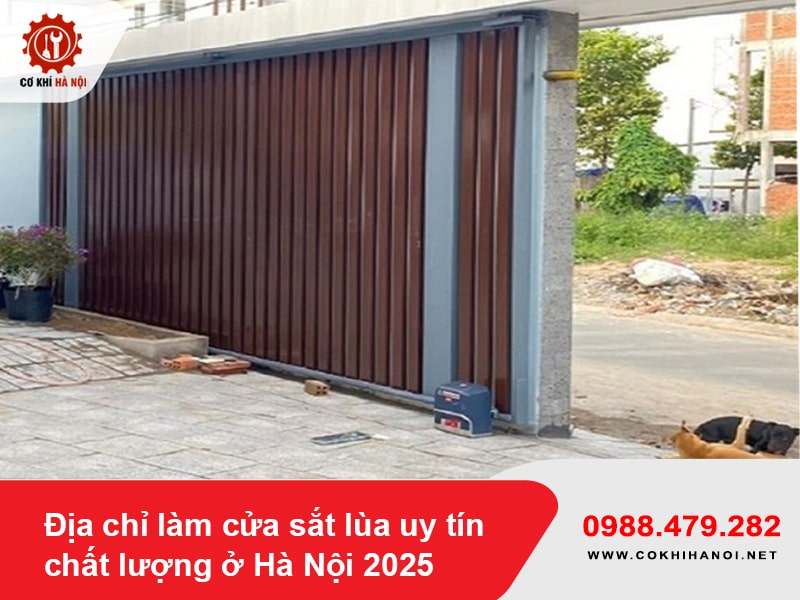 Địa chỉ làm cửa sắt lùa uy tín chất lượng ở Hà Nội 2025