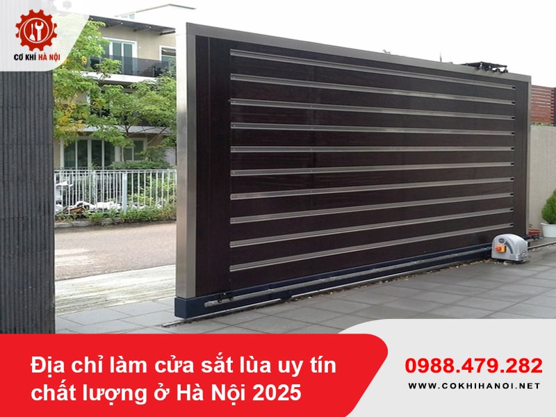 Địa chỉ làm cửa sắt lùa uy tín chất lượng ở Hà Nội 2025