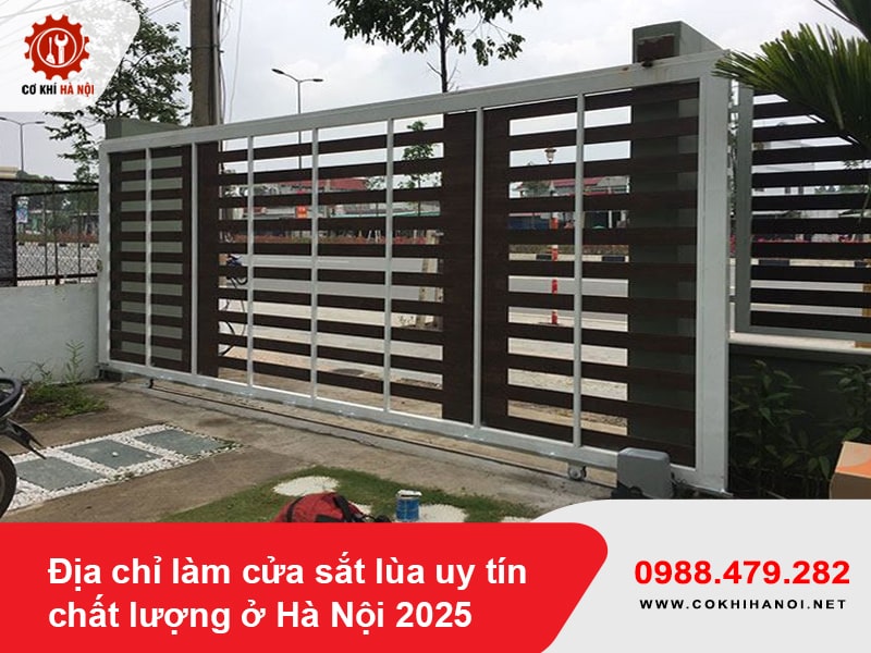 Địa chỉ làm cửa sắt lùa uy tín chất lượng ở Hà Nội 2025