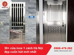 30+ cửa inox 1 cánh Hà Nội đẹp cuốn hút mới nhất 2025