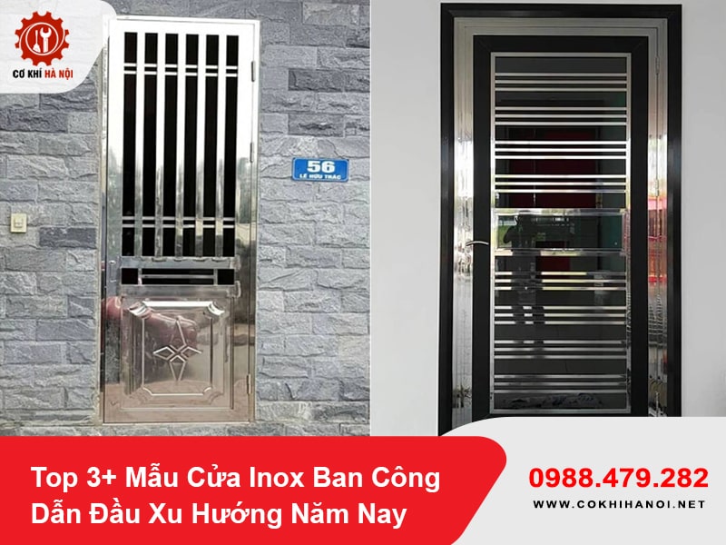 Top 3+ Mẫu Cửa Inox Ban Công Dẫn Đầu Xu Hướng Năm Nay
