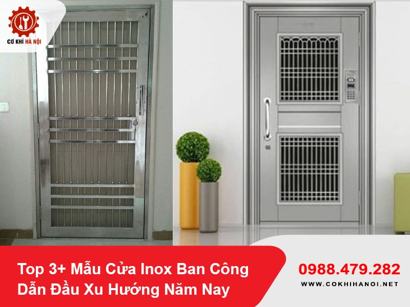 Top 3+ Mẫu Cửa Inox Ban Công Dẫn Đầu Xu Hướng Năm Nay