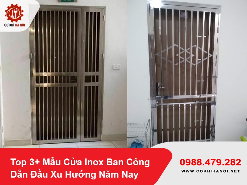 Top 3+ Mẫu Cửa Inox Ban Công Dẫn Đầu Xu Hướng Năm Nay