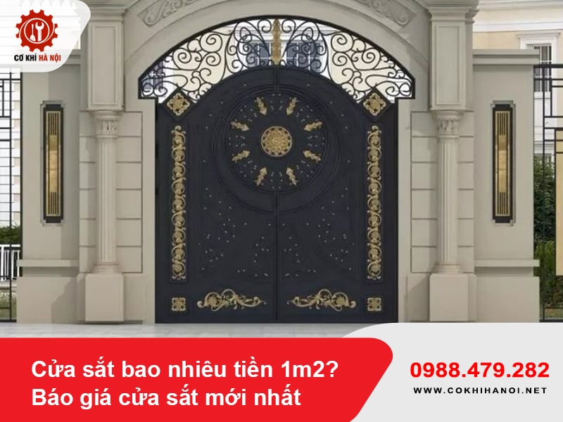 Cửa sắt bao nhiêu tiền 1m2? Báo giá cửa sắt mới nhất 2025