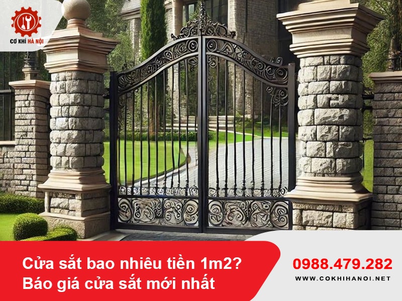 Cửa sắt bao nhiêu tiền 1m2? Báo giá cửa sắt mới nhất 2025