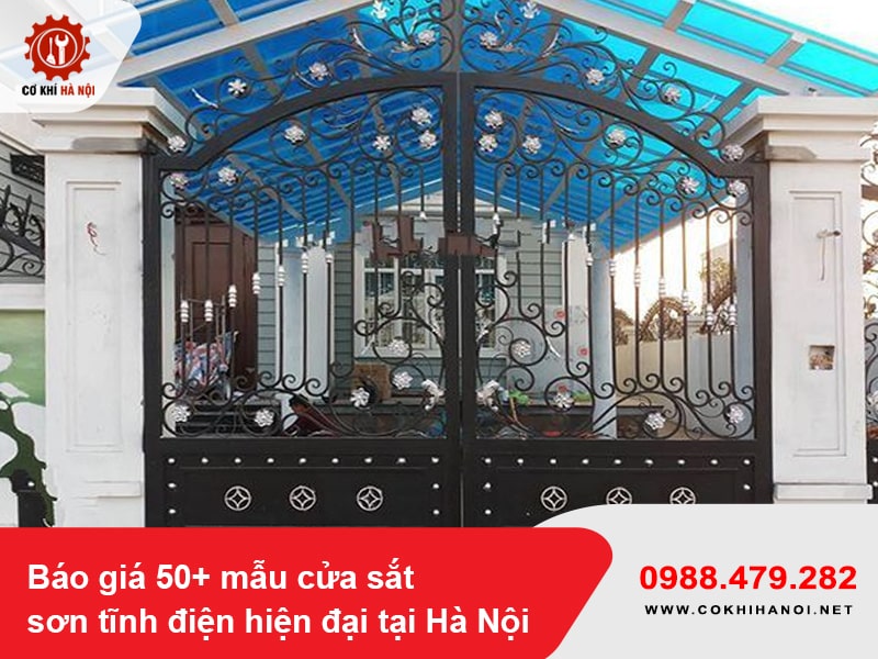 Báo giá 50+ mẫu cửa sắt sơn tĩnh điện hiện đại tại Hà Nội
