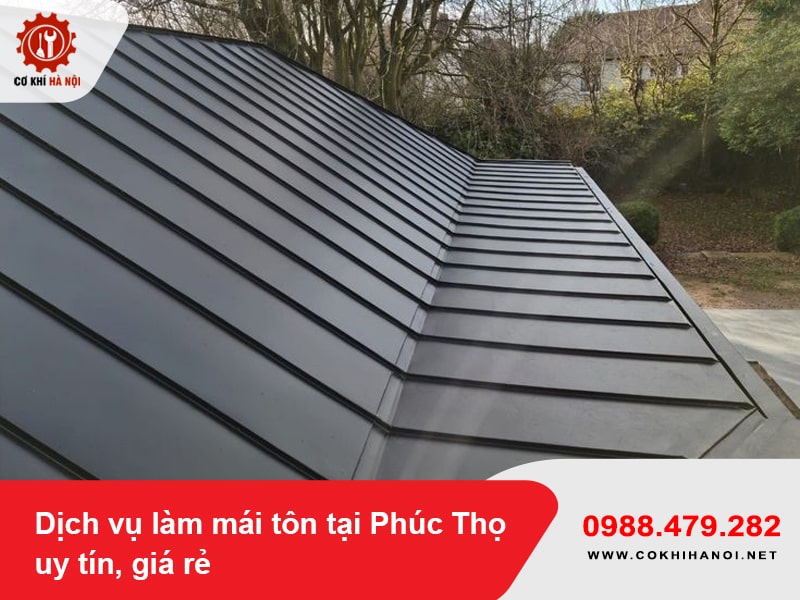 Dịch vụ làm mái tôn tại Phúc Thọ uy tín, giá rẻ năm 2025