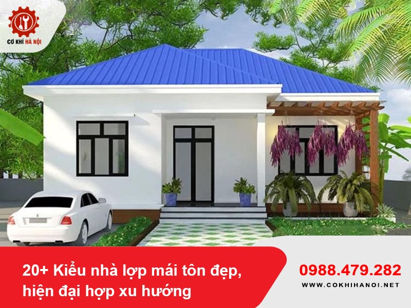 20+ Kiểu nhà lợp mái tôn đẹp, hiện đại hợp xu hướng 2025