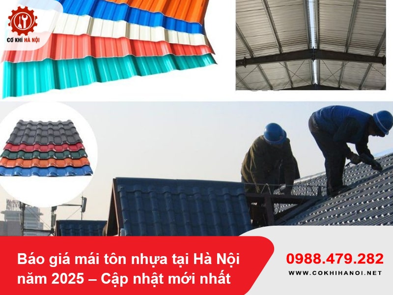 Báo giá mái tôn nhựa tại Hà Nội năm 2025 – Cập nhật mới nhất