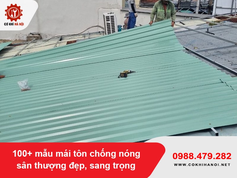 100+ mẫu mái tôn chống nóng sân thượng đẹp, sang trọng