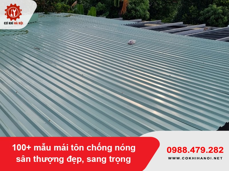 100+ mẫu mái tôn chống nóng sân thượng đẹp, sang trọng